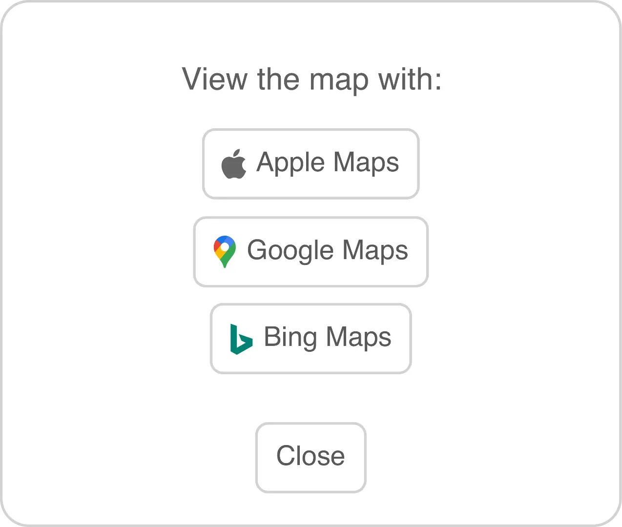 HUG Webapp Map Popup